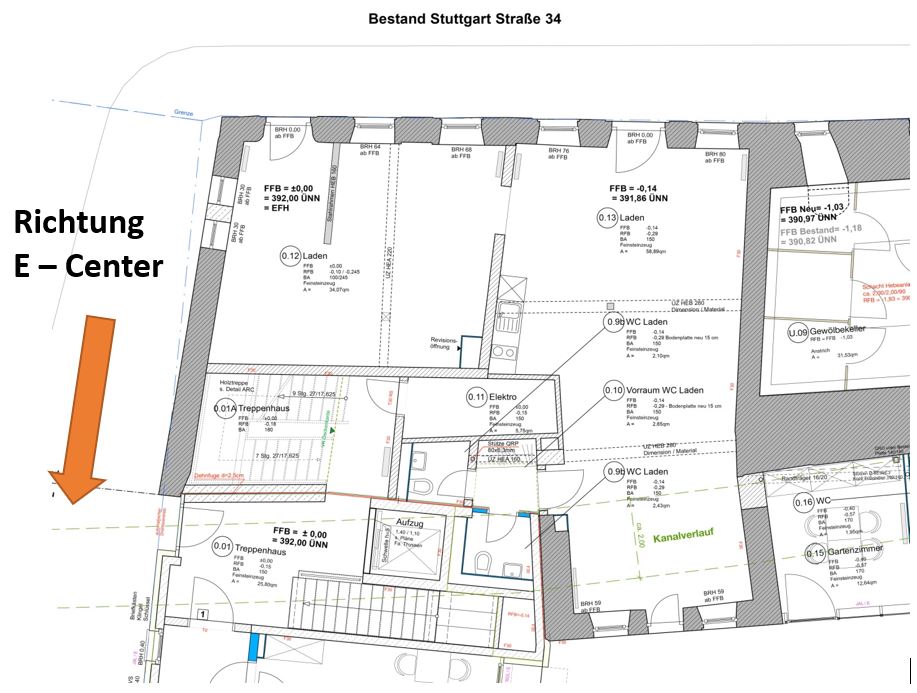 Grundriss BürgerTreff